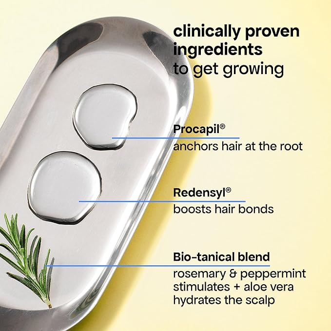 BONDIBOOST HG Anti-Thinning Shampoo for Women & Men [10.14 fl oz], Clinically Tested to Promote Fuller + Thicker-Looking Hair, Natural Mint Scent + Procapil, Redensyl & Rosemary Formula, Sulfate-Free-FemmiqueWomen