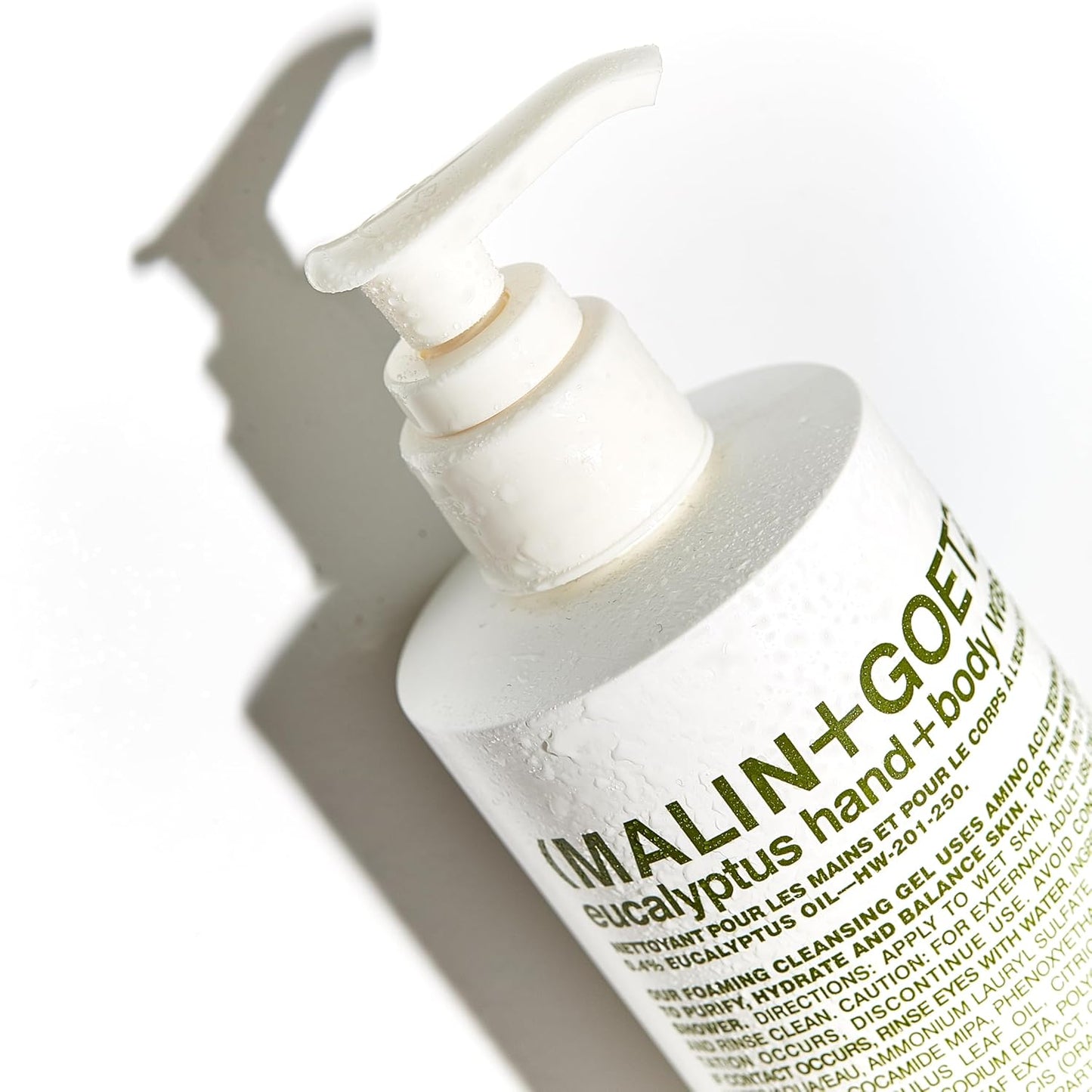 MALIN+GOETZ Eucalyptus Hand + Body Wash – natural hydrating soap,cleansing and purifying for all skin types, prevents stripping or irritation on sensitive skin. Cruelty-free. 8.5 fl oz-FemmiqueWomen