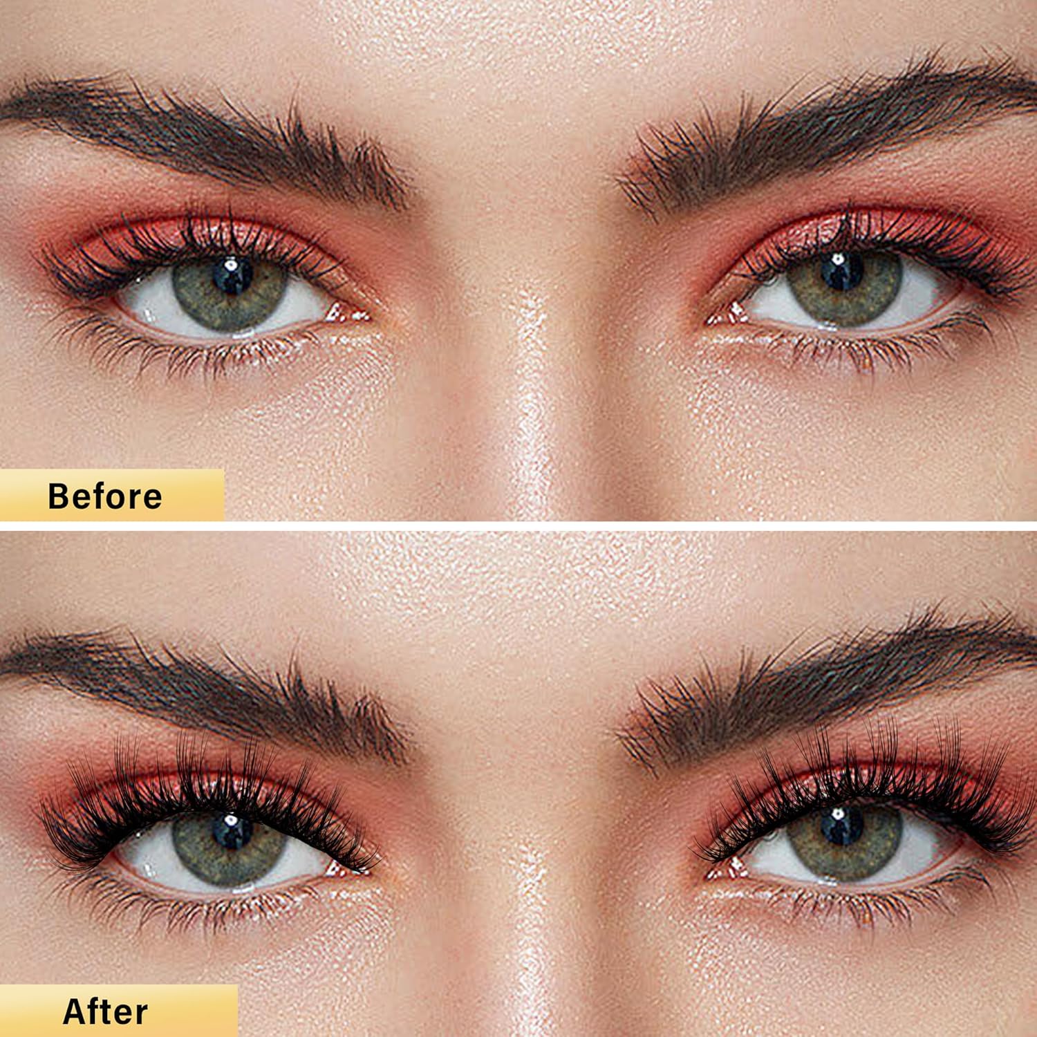 Lash Clusters 8-16mm, False Eyelashes 144pcs, Cluster Eyelash Extensions Matte Black Soft, Diy Lash Extensions D Curl Natural Lash Clusters Faux Mink Lashes Wispy（Blaze,144pcs,0.07,D,8-16MIX)-FemmiqueWomen