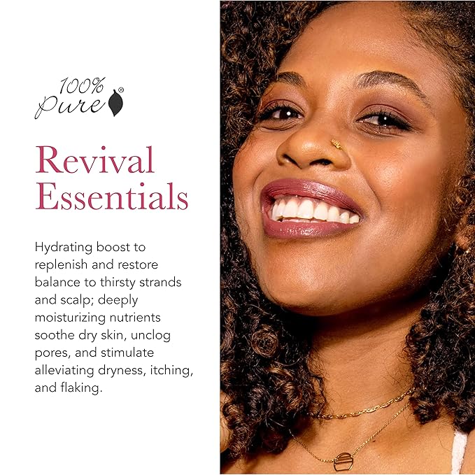 100% PURE Healthy Scalp Conditioner Purifying Burdock & Neem for Dry Damaged Hair Replenishing Itchy Flaky Scalp Hydration for Women & Men - 16 Fl Oz-FemmiqueWomen