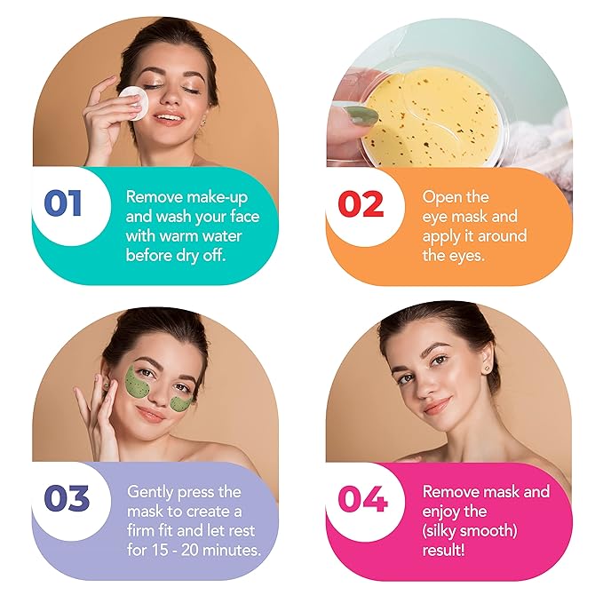 3 Pack Under Eye Mask See Brighter Days Ahead Eye Masks for Dark Circles Brightening & Hydrating Eye Patches-FemmiqueWomen