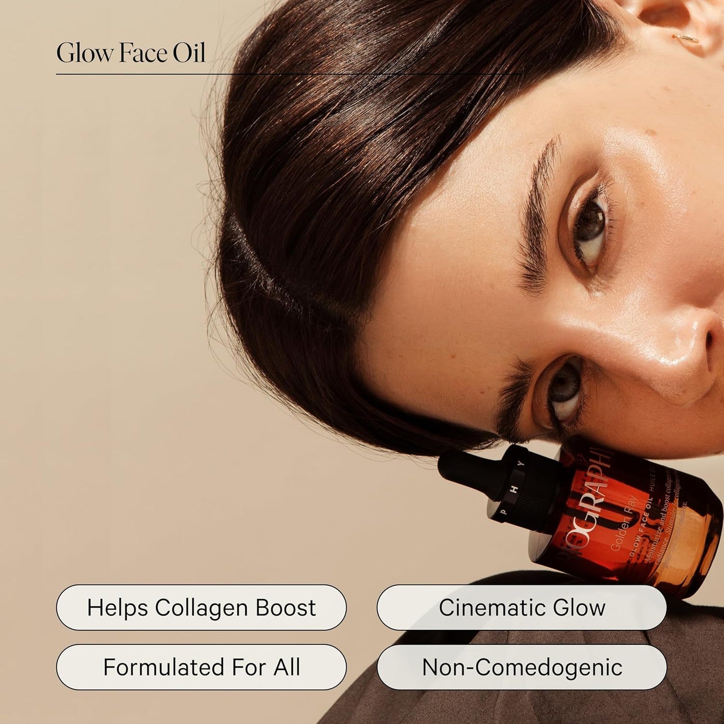 Face Oil Glow Beauty Treatment, 30ml. Anti-Aging Jojoba, Collagen Boosting Vitamin E, Hydrating Rosehip. All Skin Types. Organic Vegan Facial Oil for Women Rejuvinating Skincare & Face Moisturizer-FemmiqueWomen