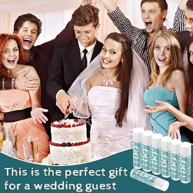 24 Pcs Bachelorette Lip Balm I Do Crew Wedding Party Gifts Bachelorette Lip Balm Gift Wedding Favors for Bachelorette Wedding Party Guest Supplies (Green)-FemmiqueWomen