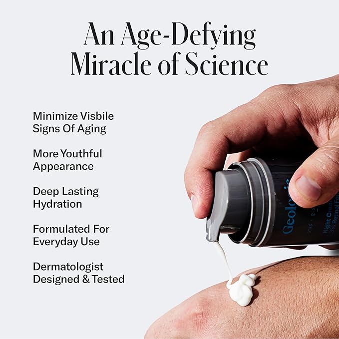 Geologie Retinol Anti-Aging Face Cream | Enhanced .2% Retinol Formula for Effective Results | Reduce Fine Lines & Wrinkles | Protect & Repair Skin With Hyaluronic Acid & Niacinamide | For Men & Women-FemmiqueWomen