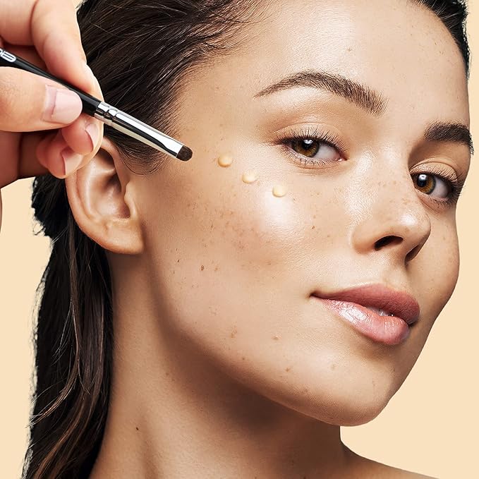 EIGSHOW Concealer Brush, Detail Shader Makeup Brush for Blending Eyeshadow, Concealing Small Blemishes and Imperfections - Precision Application (E867)-FemmiqueWomen