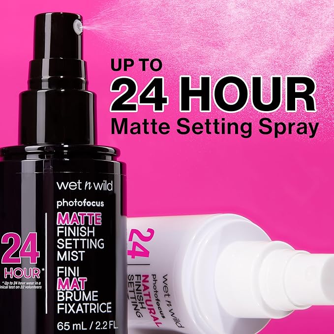 Wet n Wild Photo Focus Matte Finish Setting Mist, Matte - clear-FemmiqueWomen