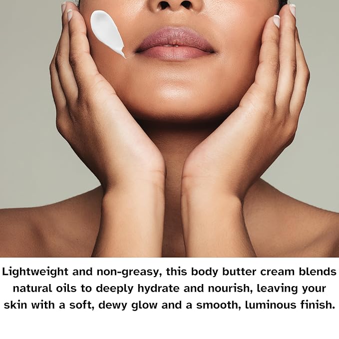 Ultra Moisturizing & Hydrating Body Butter Cream with Botanical Oils, Natural Ceramides, Hyaluronic Acid, Squalane, Cupuacu & Mango Butters-Heal, Soften & Repair Dry Skin 8oz-FemmiqueWomen
