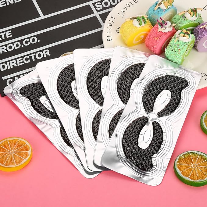 20 Pairs Eye Hyaluronic Acid Eyes Patches for Dark Circle, Puffy Eyes, Wrinkles, Eye Bags, Puffiness Bamboo Charcoal Eye Skin Care Pads Anti-aging-FemmiqueWomen