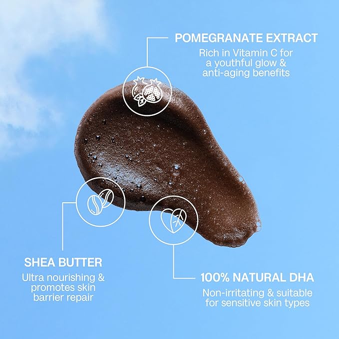 Bali Body Deep Violet Self Tanning Mousse – Self Tanner Mousse Violet-Based Formula for Dark, Fake Tan with Olive Undertones – Hydrating, Sunless Tanner for Sensitive Skin – 200ml / 6.7fl oz-FemmiqueWomen