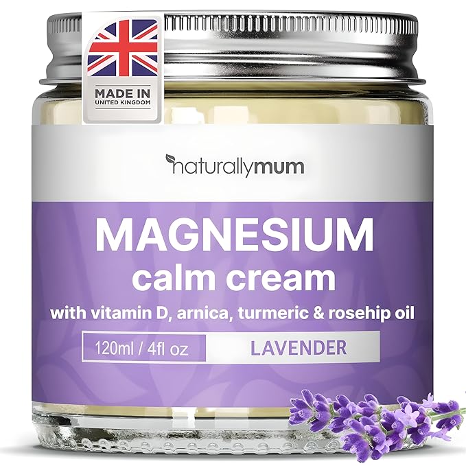 Magnesium Cream with Vitamin D3 [4 Fl Oz] - Magnesium and VIT D Lotion - Turmeric & Arnica Calm Cream - Magnesium and VIT D3 - Lavender-FemmiqueWomen