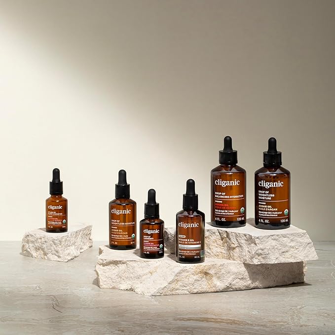 Cliganic Organic Rosehip Seed Oil for Face, 100% Pure | Natural Cold Pressed Unrefined Non-GMO | Carrier Oil for Skin, Hair & Nails (Packaging May Vary)-FemmiqueWomen