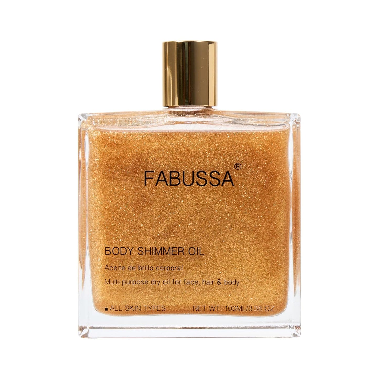 Body Shimmer Oil | Hydrating & Illuminating Highlighter for Face, Body & Hair 3.38 Fl Oz-FemmiqueWomen