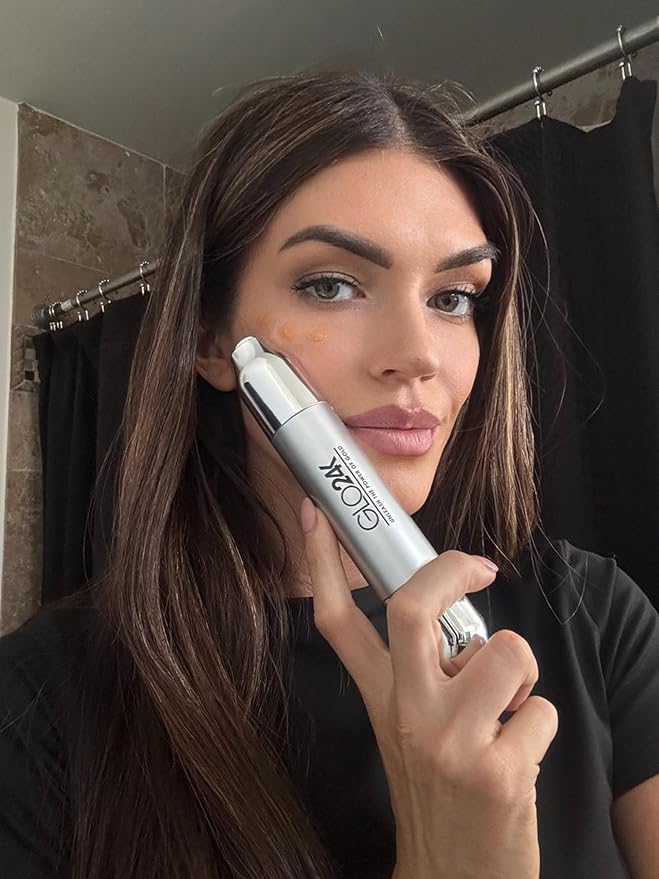 GLO24K Instant Wrinkle Filler for Face, XL Lifting Cream for Eye and Face, Lift and Tightening Non-Invasive with Hyaluronic Acid, 24k Gold, Peptides and Vitamins for Youthful Appearance, 1.2 fl oz-FemmiqueWomen