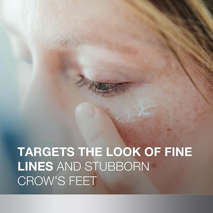 Neutrogena Rapid Wrinkle Repair Retinol Eye Cream for Dark Circles, Daily Anti-Aging Under Eye Cream with Retinol & Hyaluronic Acid to Fight Fine Lines, Wrinkles, & Dark Spots, 0.5 fl. oz-FemmiqueWomen