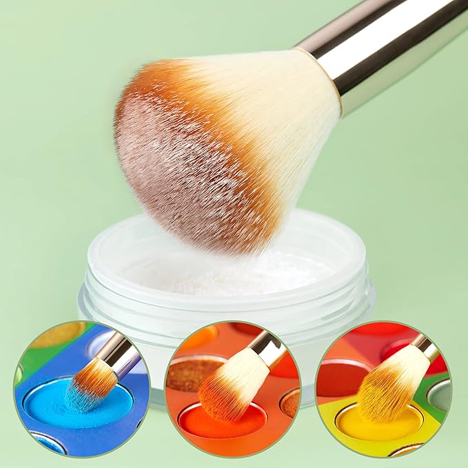 Jessup Professional Bamboo Makeup Brushes, Premium Synthetic Foundation Powder Concealer Blush Highlight Eye Blending Cosmetic Brush Set 25pcs T135-FemmiqueWomen