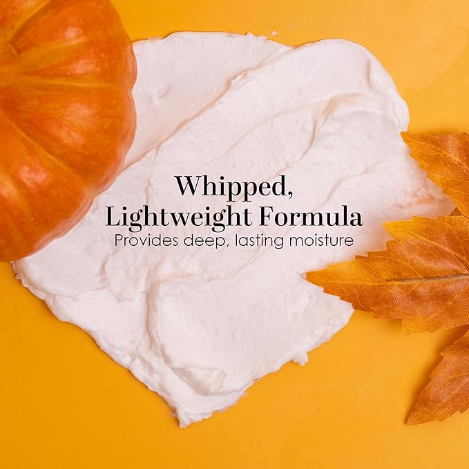 Pumpkin Body Butter with Organic Shea Butter | Pumpkin Spice Lotion for Women | Non Greasy Body Cream | Fall Body Care Favorite with Pumpkin Spice Scent-FemmiqueWomen