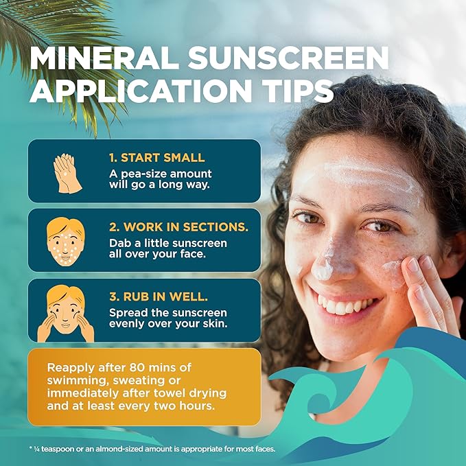 STREAM 2 SEA SPF 30 Biodegradable Mineral Sunscreen, 3 Fl oz Non-Greasy and Moisturizing Reef Safe Sunscreen For Face Protection and Body Against UVA and UVB-FemmiqueWomen