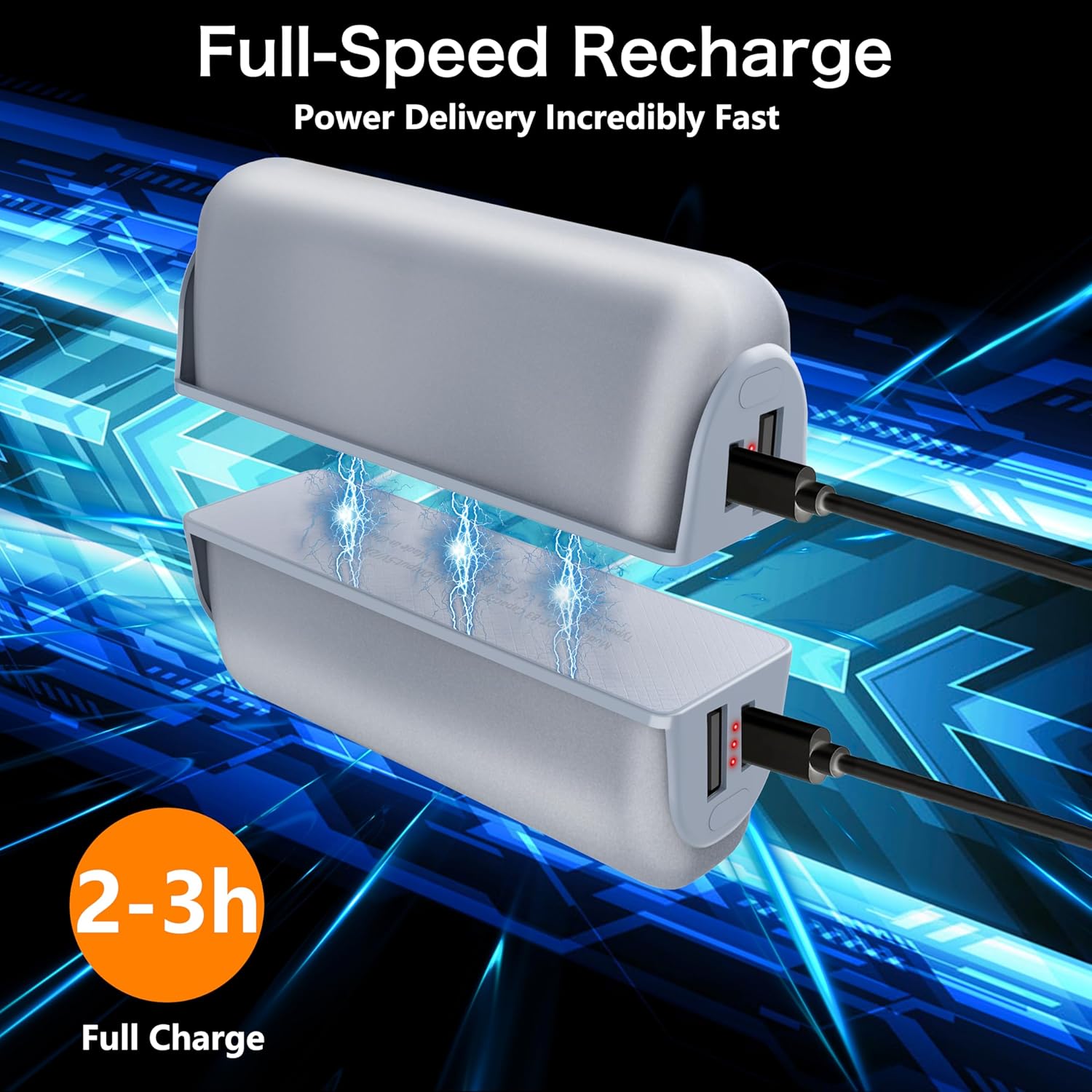 Hand Warmers Rechargeable 2 Pack,10000mAh Split-Magnetic Electric AI Handwarmer Power Bank,3 Levels, Camping,Hunting in Winter (Silver, One Size)-FemmiqueWomen