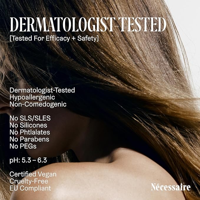 Nécessaire Rosemary Shampoo | Multi-Protien Strengthening Cleanse For Thinning Hair. For Women + Men. Good For All Hair Types/Textures. Free Of Sulfates. Color-Safe. 250 ml / 8.4 oz-FemmiqueWomen