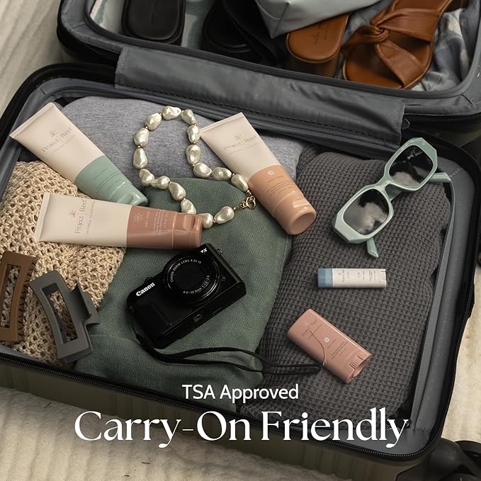 SPF 50 Sheer Mineral Sunscreen Stick - Vegan, Reef Safe, Non-Nano Zinc, Face Sunblock Stick, No White Residue, Pocket Size, Ideal for Travel & Kids .05 oz-FemmiqueWomen