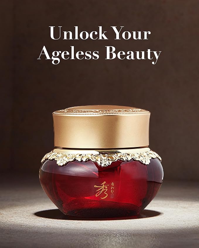 Sooryehan Hyobidam Face Moisturizer for Women. Korean Skin Care (Cream, 1.7fl oz) - Korean Facial Care. Wrinkle Cream for Women, Night Cream for Face with Wild Ginseng & Snow Fungus.-FemmiqueWomen