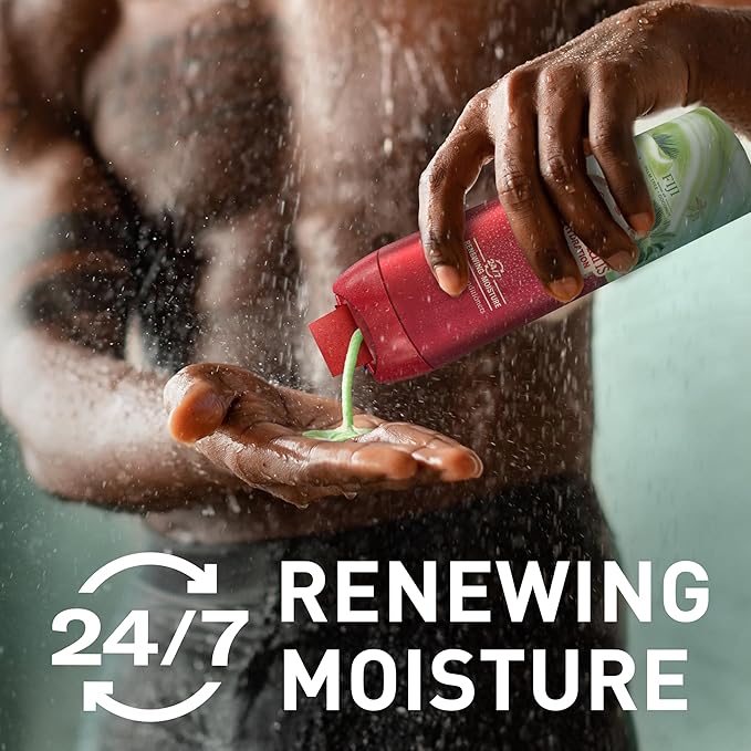 Old Spice Body Wash GentleMan’s Super Hydration for Men, 24/7 Renewing Moisture, Gentle on Skin with Skin Conditioners, Fiji with Palm Tree + Coconut Scent, 20 oz-FemmiqueWomen