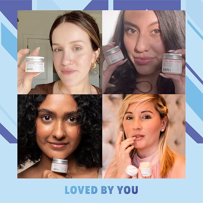 100% Natural Lip Scrub for Soft, Smooth Lips, Vegan Lip Scrub Gentle Exfoliator for Chapped and Dry Lips. 2 pc Coconut Lip Exfoliator Set lip exfoliator.-FemmiqueWomen