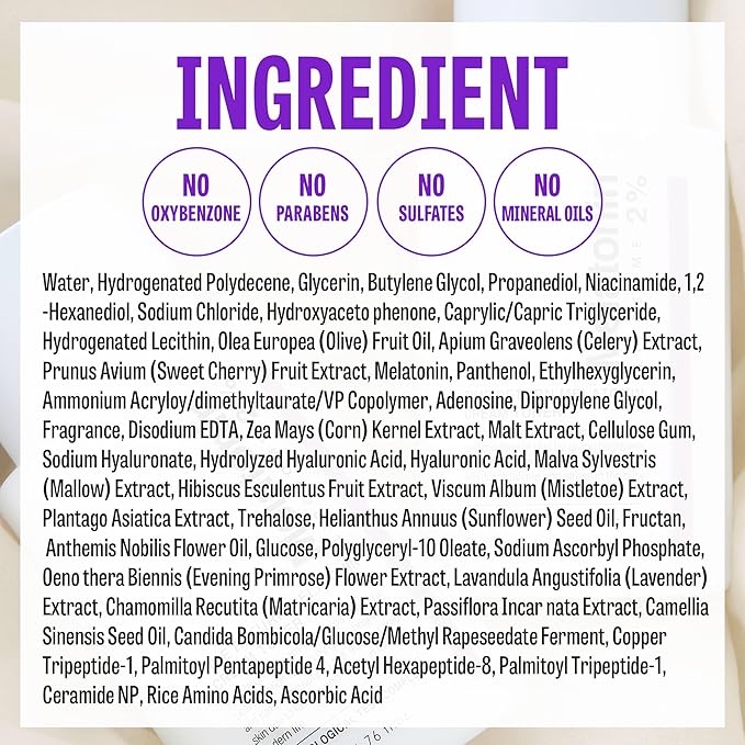 Time Return Melatonin Cream Toner | Highly Moisturizing Facial Toner for Sensitive Skin | Clarifying & Calming Toner for Face | Hydrating Toner for Face | Toner Cream Skin Toner (6.76 fl oz)-FemmiqueWomen