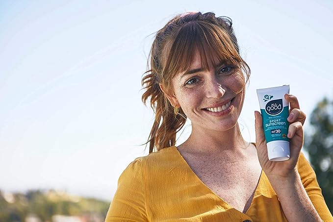 All Good Sport Mineral Sunscreen Lotion - Coral Reef Friendly, Water & Sweat Resistant, Face & Body, UVA/UVB Broad Spectrum SPF 30+ (3 oz)(3-Pack)-FemmiqueWomen