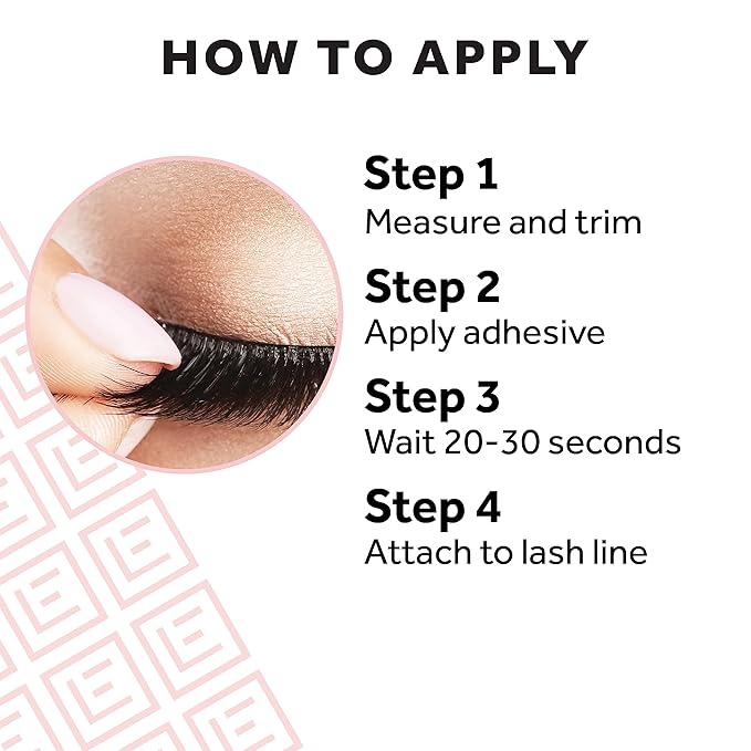 Eylure Naturals No. 020 Reusable Eyelashes, Adhesive Included, Black, 4 Pairs-FemmiqueWomen