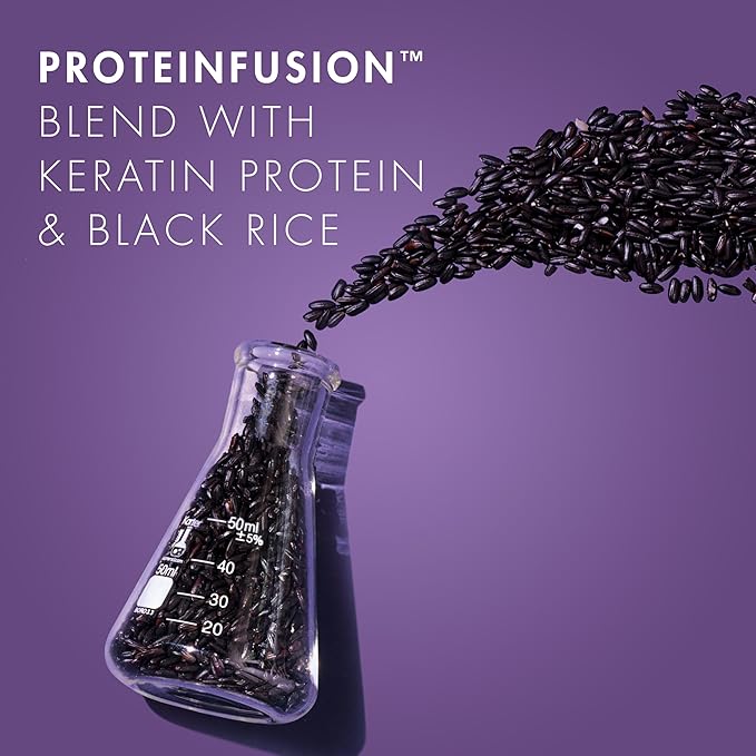 Nexxus Keraphix Shampoo With ProteinFusion for Damaged Hair Keratin Protein, Black Rice, Silicone-Free 33.8 oz-FemmiqueWomen