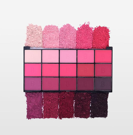 15 Colors Eyeshadow Palette | Versatile Range for Unlimited Eye Looks. (Rose)-FemmiqueWomen