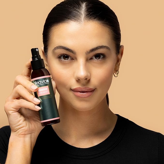 Aleavia Organic Rose Water Spray for Face - All-Natural, Hydrating Luxe Face Mist and Toner - Nourishing and Anti-Aging Prebiotic Formula for All Skin Types - Vegan & Cruelty-Free - 4 oz (118 ml)-FemmiqueWomen