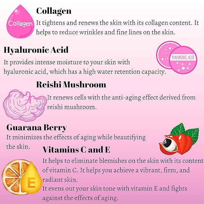 Face Primer Cream with Vitamin C and D, Collogen, Hyalurocic Acid, and Natural Extracts for Anti-Aging Moisturization-FemmiqueWomen