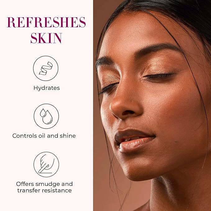 LUMINESS Waterproof Setting Spray for Makeup, Airbrush Spray Makeup Sealant (2.36 fl oz) - Long-Lasting Face Make Up Spray with Hydrating Mist Helps Control Oil & Replenishes Moisture-FemmiqueWomen