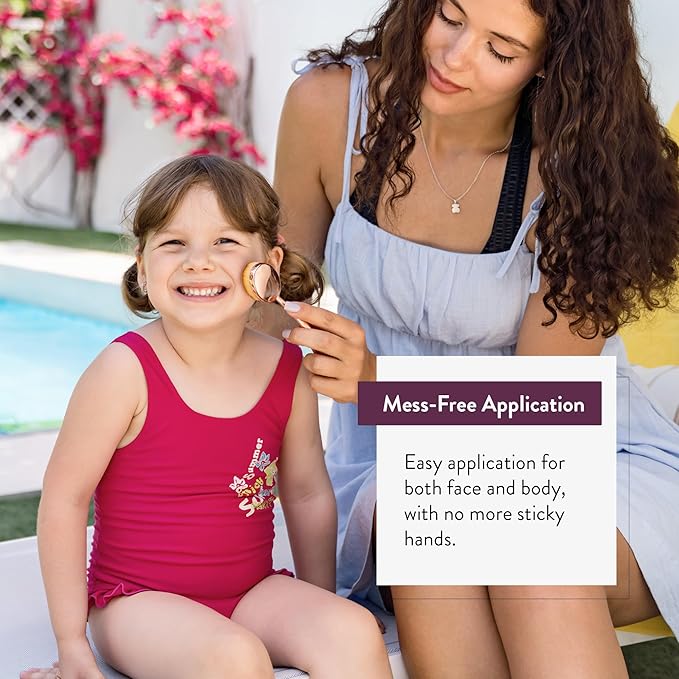 Premium Sunscreen Brush Set – Kids & Baby Sunblock Applicator with Metal Handles, Travel Bag, 2 Brushes, 2 Caps, & Cleaning Mat – Rose Gold – Mess-Free Sun Care (2 Pack) (Rose Gold)-FemmiqueWomen