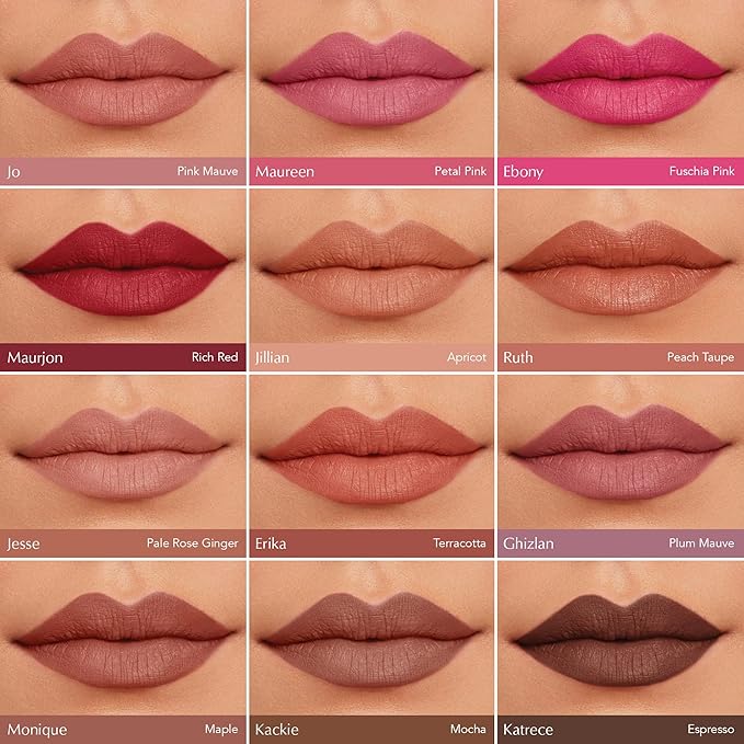 Thrive Causemetics Lip Filler Long-Wearing + Plumping Lip Liner, Shea Butter Hydrating Lip Plumper Retractable Lip Liner Pencil, Built In Sharpener, Vegan & Cruelty Free, Jo (Pink Mauve)-FemmiqueWomen