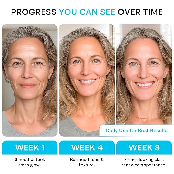 Face Moisturizer Retinol Cream, Anti Aging Neck Firming Cream, Collagen Day & Night Face Cream with Hyaluronic Acid for Women & Men, 1.85 Fl Oz-FemmiqueWomen