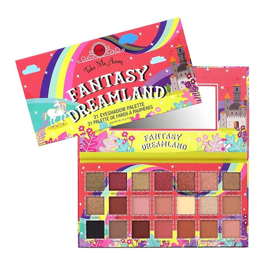 J.CAT BEAUTY Take Me Away 21 Eyeshadow Palette - Fantasy Dreamland-FemmiqueWomen