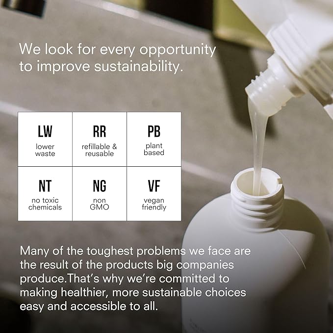 Public Goods Hand Soap | Cleansing Soap for Kitchen & Bathroom | Made with Natural Essential Oils | Paraben & Sulfate Free | Vegan Friendly | 34 Fl Oz Refill-FemmiqueWomen