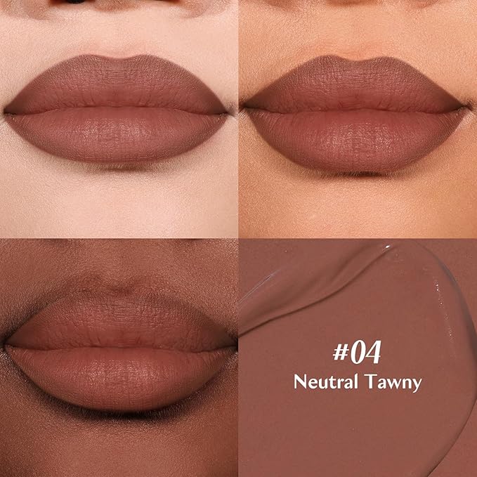 2-IN-1 Lip Liner and Lip Stain, High Pigmented Long Lasting Velvet Lip Tint, Well-Defined Lipliner, Weightless Waterproof Not Animal Tested, Matte Finish Makeup-FemmiqueWomen