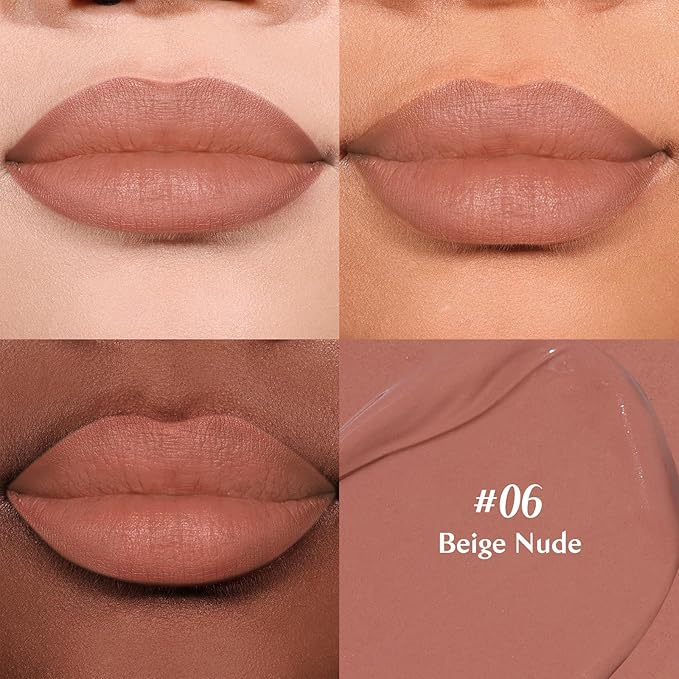 2-IN-1 Lip Liner and Lip Stain, High Pigmented Long Lasting Velvet Lip Tint, Well-Defined Lipliner, Weightless Waterproof Not Animal Tested, Matte Finish Makeup-FemmiqueWomen