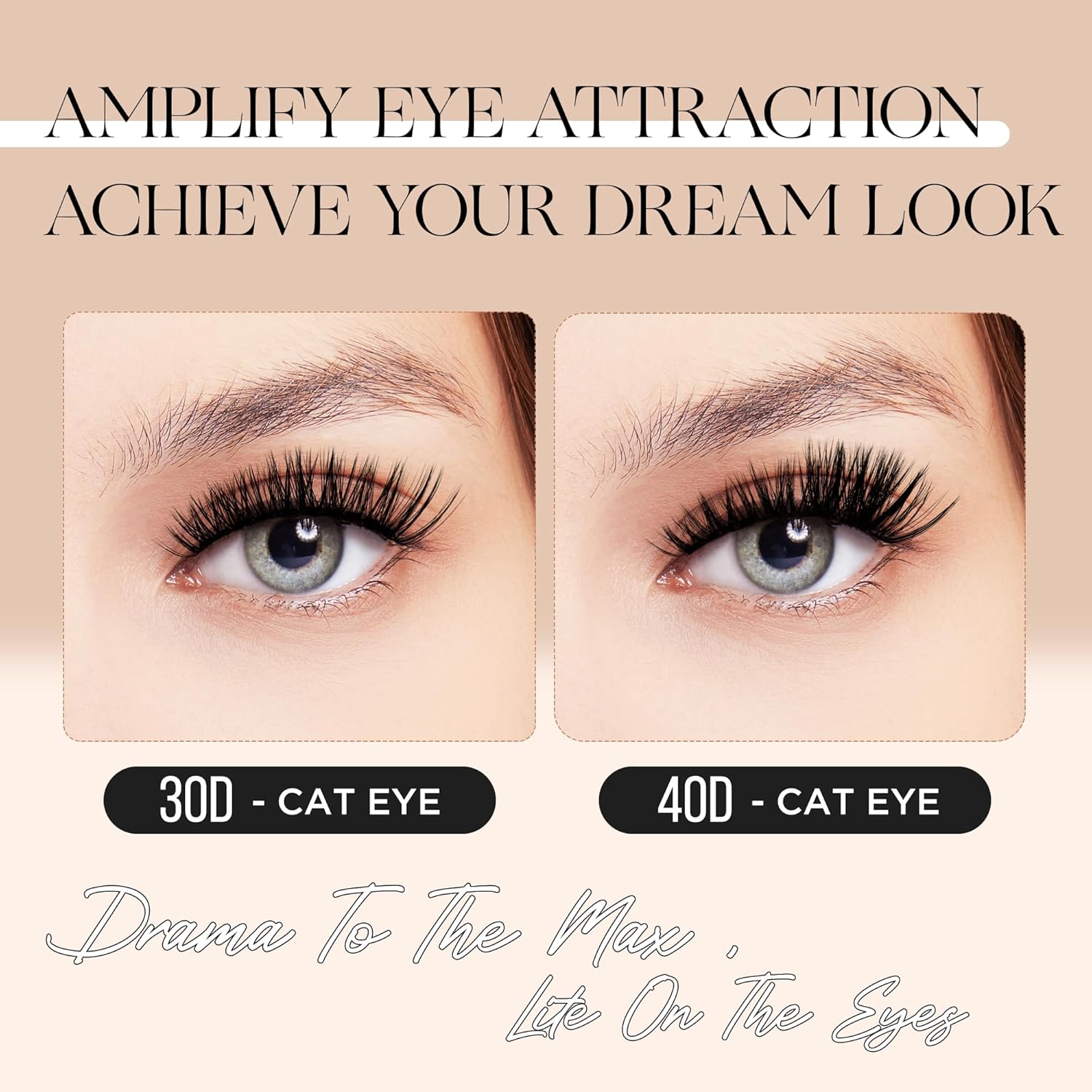 PopUp Lash-Extension-Clusters D Curl Lash Clusters Natural Look Cluster Lashes Extensions Band & Soft Lashes Reusable 9-16mm MIX (30D+40D)-FemmiqueWomen