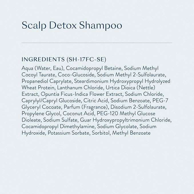 eSalon Scalp Detox Shampoo, Gentle Clarifying with Nettle and Prickly Pear Extract, 10 fl oz-FemmiqueWomen
