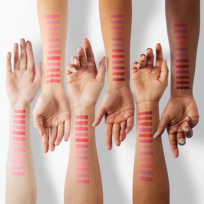 12 Colors Matte Liquid Lipstick Kit, Long Lasting Lip Tint, Waterproof Lip Stain, Non-Stick Cup Quick-dry Velvet Nude to Red Lipstick Makeup Set, Up to 24H Wear (SET B)-FemmiqueWomen