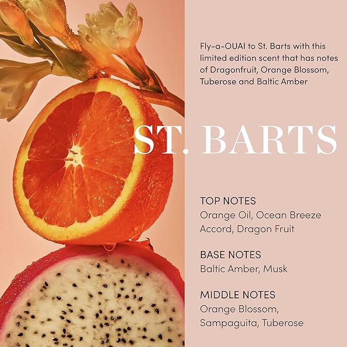 OUAI Body Cream, St. Barts - Hydrating Whipped Body Cream with Cupuaçu Butter, Coconut Oil and Squalane - Softens Skin and Delivers Healthy-Looking Glow - Sulfate-Free Skin Care (7.5 Oz)-FemmiqueWomen