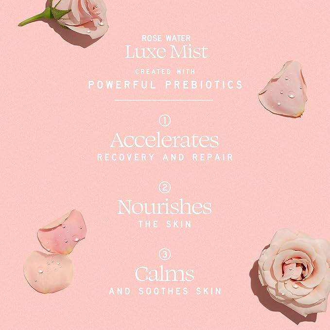 Aleavia Organic Rose Water Spray for Face - All-Natural, Hydrating Luxe Face Mist and Toner - Nourishing and Anti-Aging Prebiotic Formula for All Skin Types - Vegan & Cruelty-Free - 4 oz (118 ml)-FemmiqueWomen