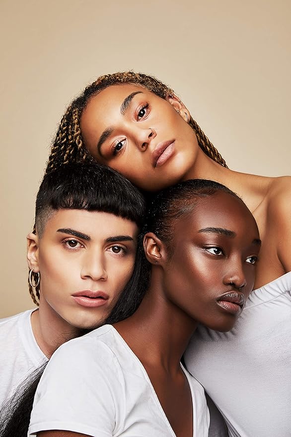 Jecca Blac Sculpt and Soften Contour Palette, Creamy Formula with Natural Finish, Medium Coverage, Gender Neutral and LGBTIQA+ Inclusive Make Up, Dark, 12g-FemmiqueWomen