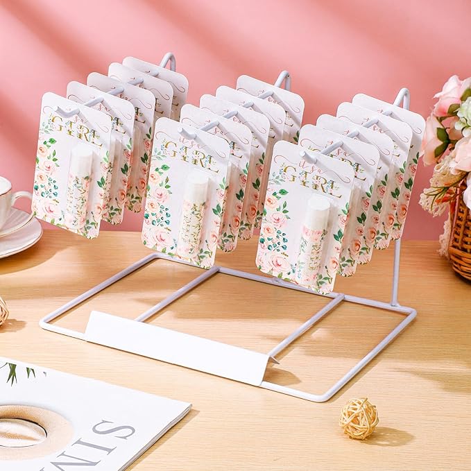 30 Sets Baby Shower Lip Balm Bulk Baby Shower Favors Pink Floral Gender Reveal Small Lip Balm wedding Thank You Gifts Honey Moisturizing Lip Balm Favors for Guest Coworkers Women Men-FemmiqueWomen