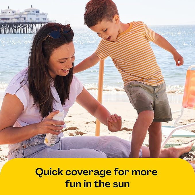 Hello Bello SPF 50 Kids Mineral Sunscreen Spray, Hypoallergenic Broad Spectrum UVA and UVB Protection, Reef Friendly and Water Resistant, 5 oz-FemmiqueWomen